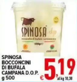 Iper Triscount Spinosa bocconcini di bufala campana d.o.p. offerta