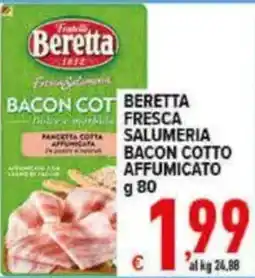Iper Triscount Beretta bacon cotto affumicato offerta