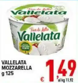Iper Triscount Vallelata Mozzarella offerta