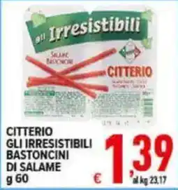 Iper Triscount Citterio gli irresistibili bastoncini di salame offerta