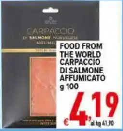 Iper Triscount Carpaccio di salmone affumicato offerta