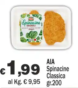 Primo Prezzo AIA Spinacine Classica offerta