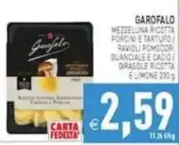Pim Supermercati Garofalo Mezzeluna Ricotta offerta