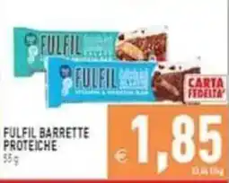 Pim Supermercati Fulfil barrette proteiche offerta