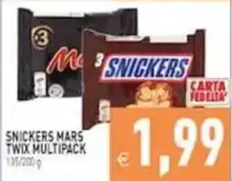 Pim Supermercati Snickers Mars Twix Multipack offerta