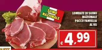 Iper Triscount Lombate di suino nazionale offerta