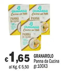 Primo Prezzo Granarolo Panna da Cucina offerta