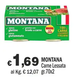 Primo Prezzo Montana Carne Lessata offerta