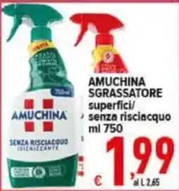 Iper Triscount Amuchina sgrassatore superfici offerta