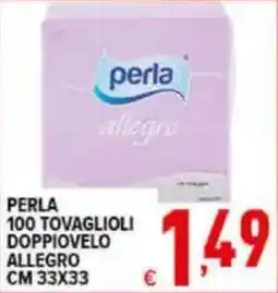 Iper Triscount Perla tovaglioli offerta