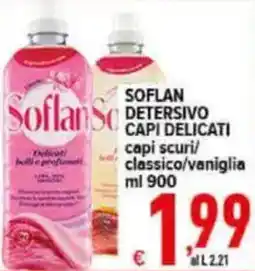 Iper Triscount Soflan detergente capi delicati offerta