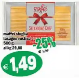 Il Castoro Supermercati Maffei sfoglia lasagne rustica offerta