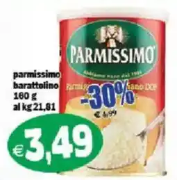 Il Castoro Supermercati Parmissimo barattolino offerta