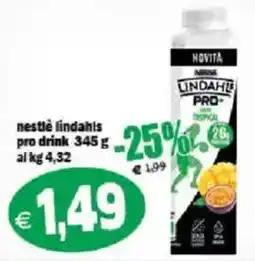 Il Castoro Supermercati Nestlé Lindahls pro drink offerta