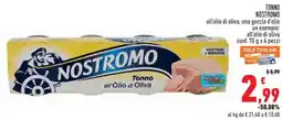 Conad Superstore Tonno Nostromo all'Olio di Oliva offerta
