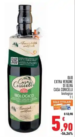 Conad Superstore Olio extra vergine di oliva Casa Coricelli biologico offerta