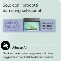 Ipercoop Galaxy Tab A11 offerta
