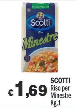 Primo Prezzo Scotti Riso per Minestre offerta