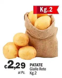 Primo Prezzo Patate Gialle Rete offerta
