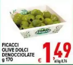 Iper Triscount Ficacci olive dolci denocciolate offerta