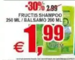 Pewex Fructis shampoo offerta