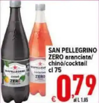 San Pellegrino Zero aranciata/chinò/cocktail