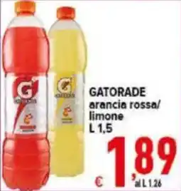 Iper Triscount Gatorade arancia rossa/limone offerta