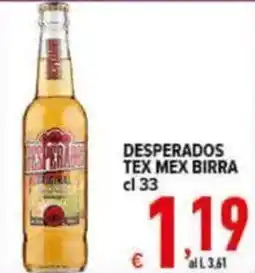 Iper Triscount Desperados Tex Mex Birra offerta