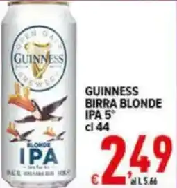 Iper Triscount Guinness birra blonde IPA offerta
