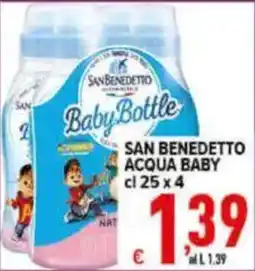 Iper Triscount San Benedetto Acqua Baby offerta