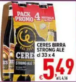 Iper Triscount Ceres birra strong ale offerta