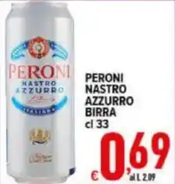 Iper Triscount Peroni Nastro Azzurro birra offerta