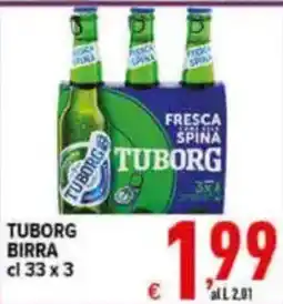 Iper Triscount Tuborg birra offerta