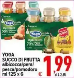Iper Triscount Yoga succo di frutta albicocca/pera/pesca/pomodoro offerta