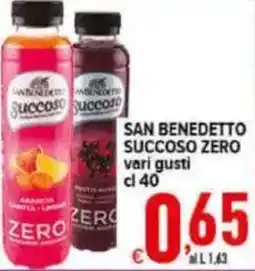 Iper Triscount San Benedetto Succoso Zero offerta