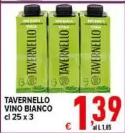 Iper Triscount Tavernello vino bianco offerta