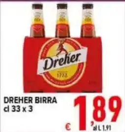 Iper Triscount Dreher birra offerta
