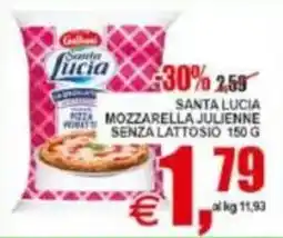 Pewex Santa lucia mozzarella julienne senza lattosio offerta