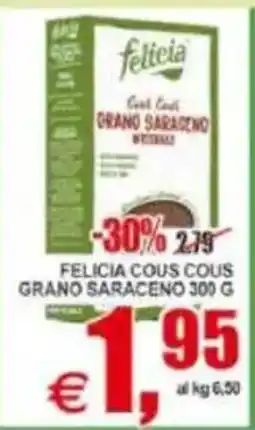 Pewex Felicia Cous Cous Grano Saraceno offerta