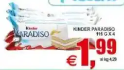 Pewex Kinder Paradiso offerta