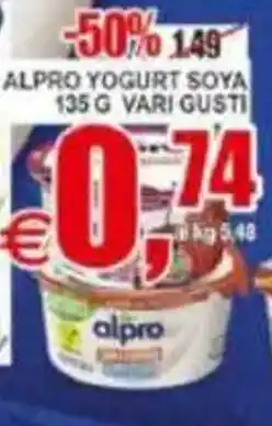 Pewex Alpro yogurt soya offerta