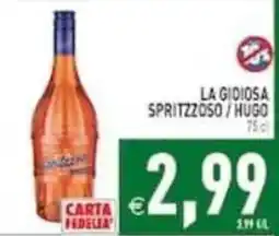 Pim Supermercati La gioiosa spritzoso / Hugo offerta