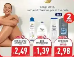 Pim Supermercati Dove Doccia offerta