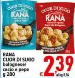 Iper Triscount Rana cuor di sugo bolognese/cacio e pepe offerta