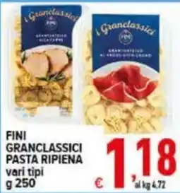 Iper Triscount FINI GRANCLASSICI PASTA RIPIENA offerta