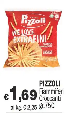 Primo Prezzo Pizzoli Fiammiferi Croccanti offerta