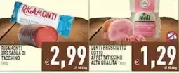Pim Supermercati Rigamonti bresaola di tacchino offerta