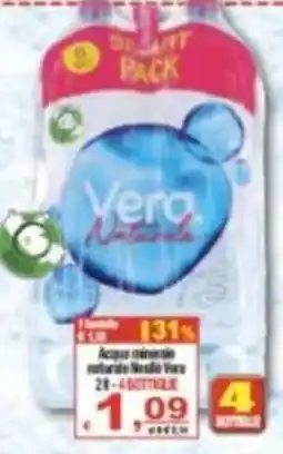 CTS Supermercati Acqua minerale naturale Nestlé Vera offerta