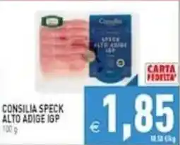 Pim Supermercati Consilia Speck Alto Adige IGP offerta
