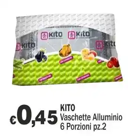 Primo Prezzo Kito Vaschette Alluminio offerta